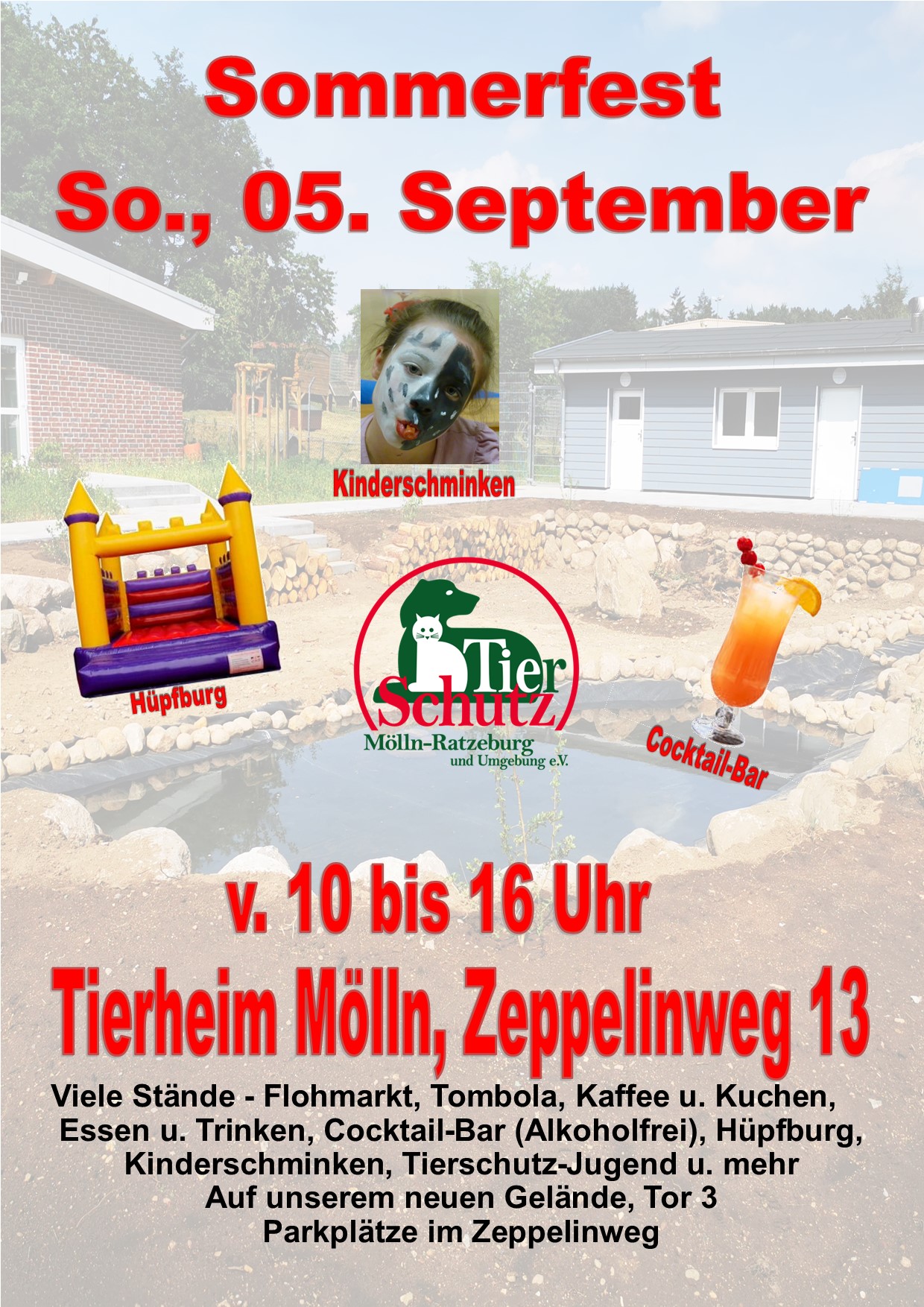 Sommerfest im Tierheim am 05.09.2021